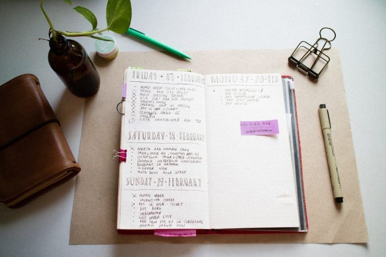 10 gode råd når du går i gang med bullet journal